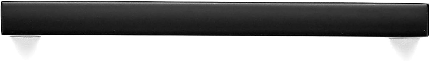 Ravinte 3 Pack Solid 3-3/4 Inch Center to Center Slim Square Bar Drawer Handles Cabinet Hardware - Matte Black Kitchen Pulls