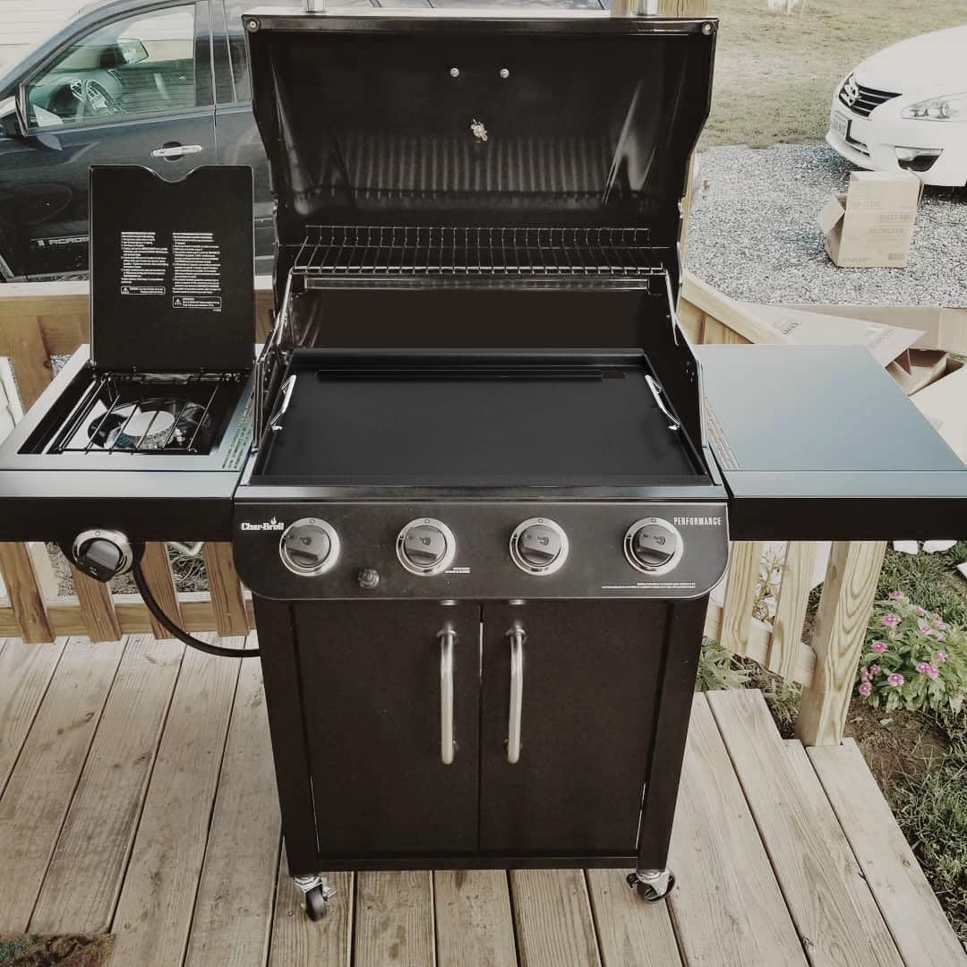 Full Size Griddle Inserts for Char-Broil Performance 4 Burner Series, Flat Top Griddle for Charbroil 463347017 463377017 463376018P2 463376117 463377117 Grill, Replace for G470-0002-W1 G470-0003-W1