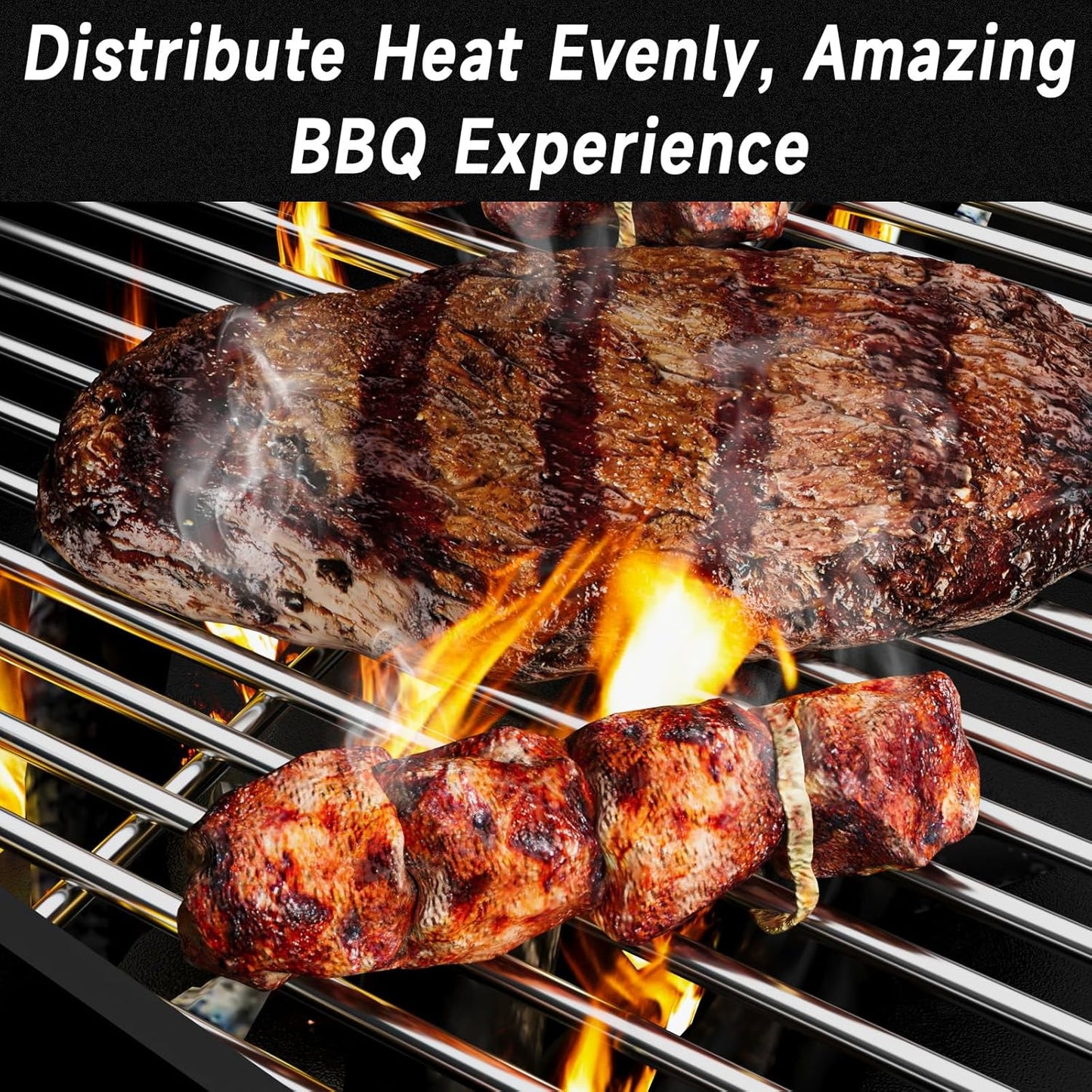 16 15/16 Inch Cooking Grates for Charbroil Advantage 463343015, 463344015, 463344116, G421-0008-W1 Advantage 3 Burner Gas 2 Coal Parts 463340516, Tru Infrared 463336016 Replacement Parts