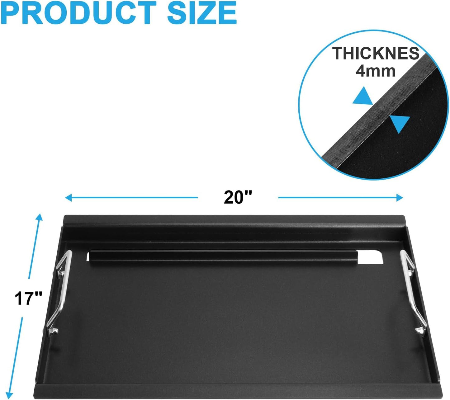Full Size Griddle for Charbroil Performance Convective 3 Burner 463228622 463732823 463732623 463732923, Flat Top Griddle for Charbroil Grill Replacement Parts for G426-0005-W1