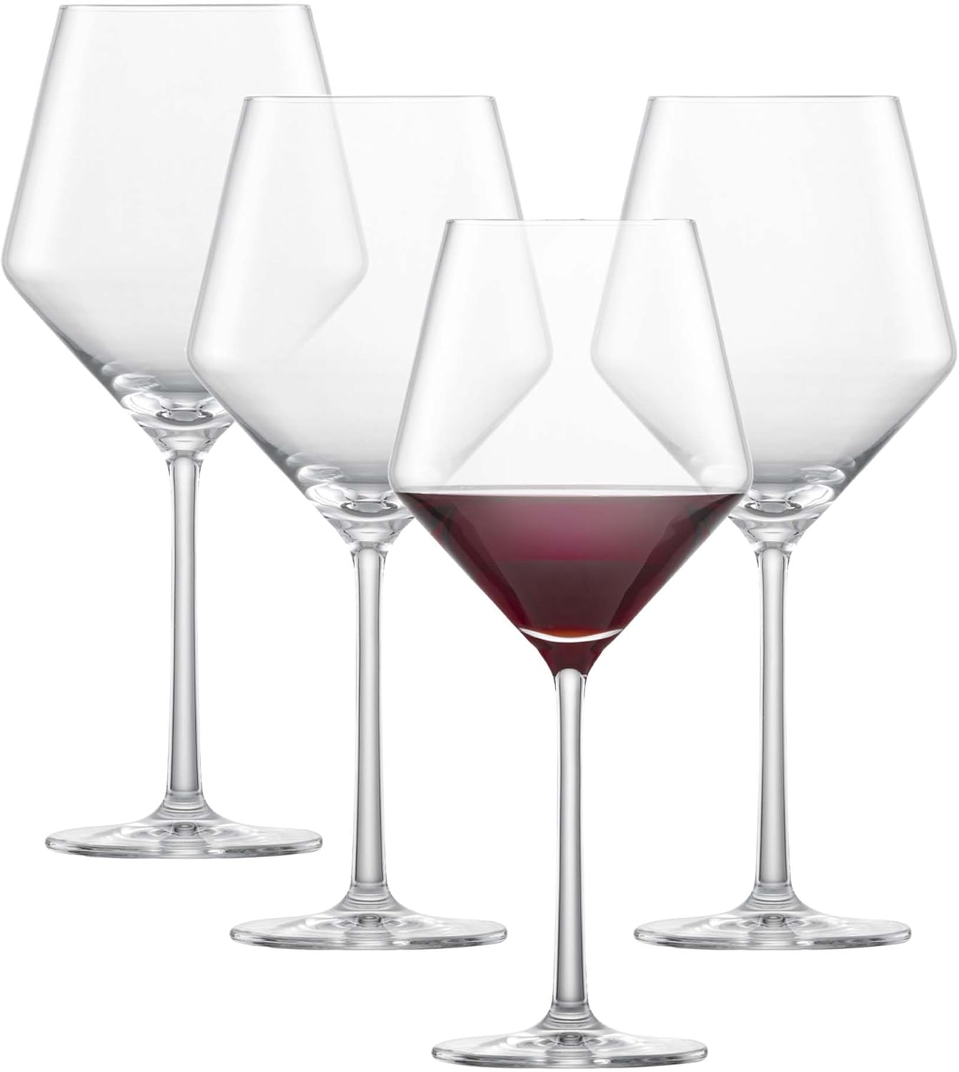 ZWIESEL GLAS Pure Beaujolais Red Wine Glasses (Set of 4), Wine Glasses for Red Wine, Dishwasher-Safe Machine-Made Tritan Crystal Glasses, Made in Germany (16 Ounce)