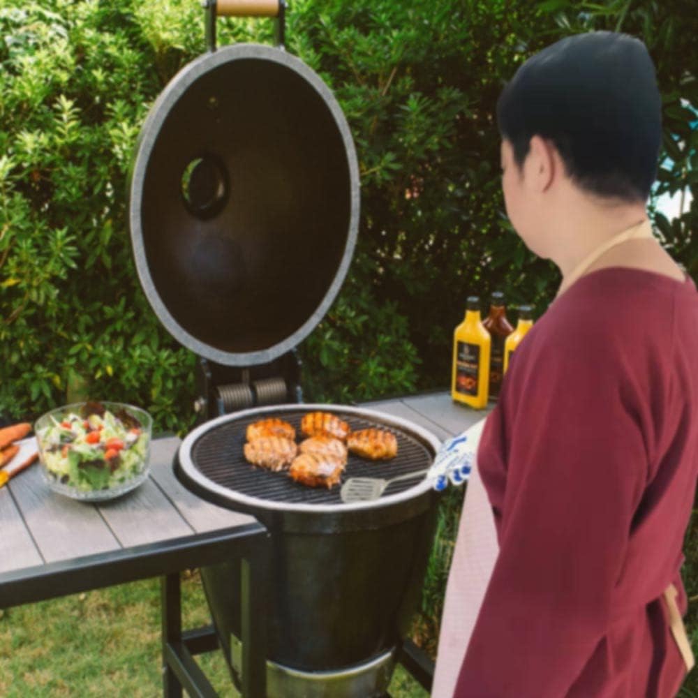 Ove Gloves mit BBQ Heat Proof Oven Mitts 11Inch 1472℉ guantes para Caliente Grill Proof Heat for Men Women BBQ Gloves Bake Gift Set Cooking Gloves for Cooking Grilling Baking Welding (White Red)