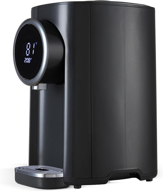 OCTAVO Water Boiler & Warmer 5 Liter, 304 Stainless Steel Water Tank, 700 Watt 6 Adjustable Water Temperature, LCD Touch Control Screen, Child Lock with Water Shortage Indicator