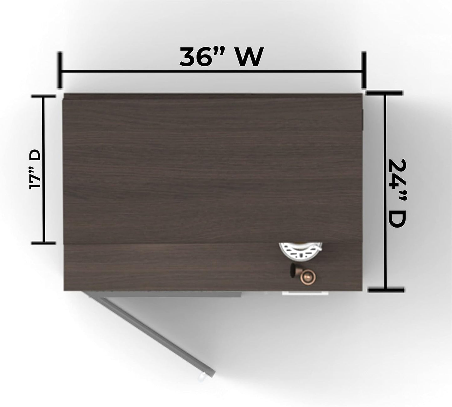 BREAKtime Coffee Break Lunch Room Furniture Buffet Color Espresso - Furniture Items ONLY. Model 3198 2 Piece Group