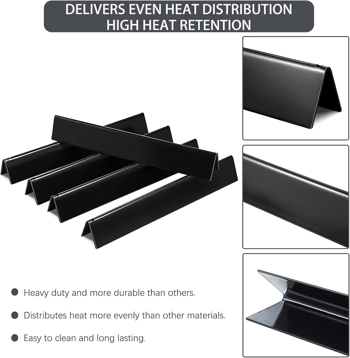 Genesis E-330 4 Burner 62752 7524 Grates 7620 7621 Flavorizer Bars 65505 Heat Deflectors Replacement Parts for Weber Genesis Grill Parts 300 Series E-310 E-320 S-310 S320 S-330 EP-310 EP-320 EP-330