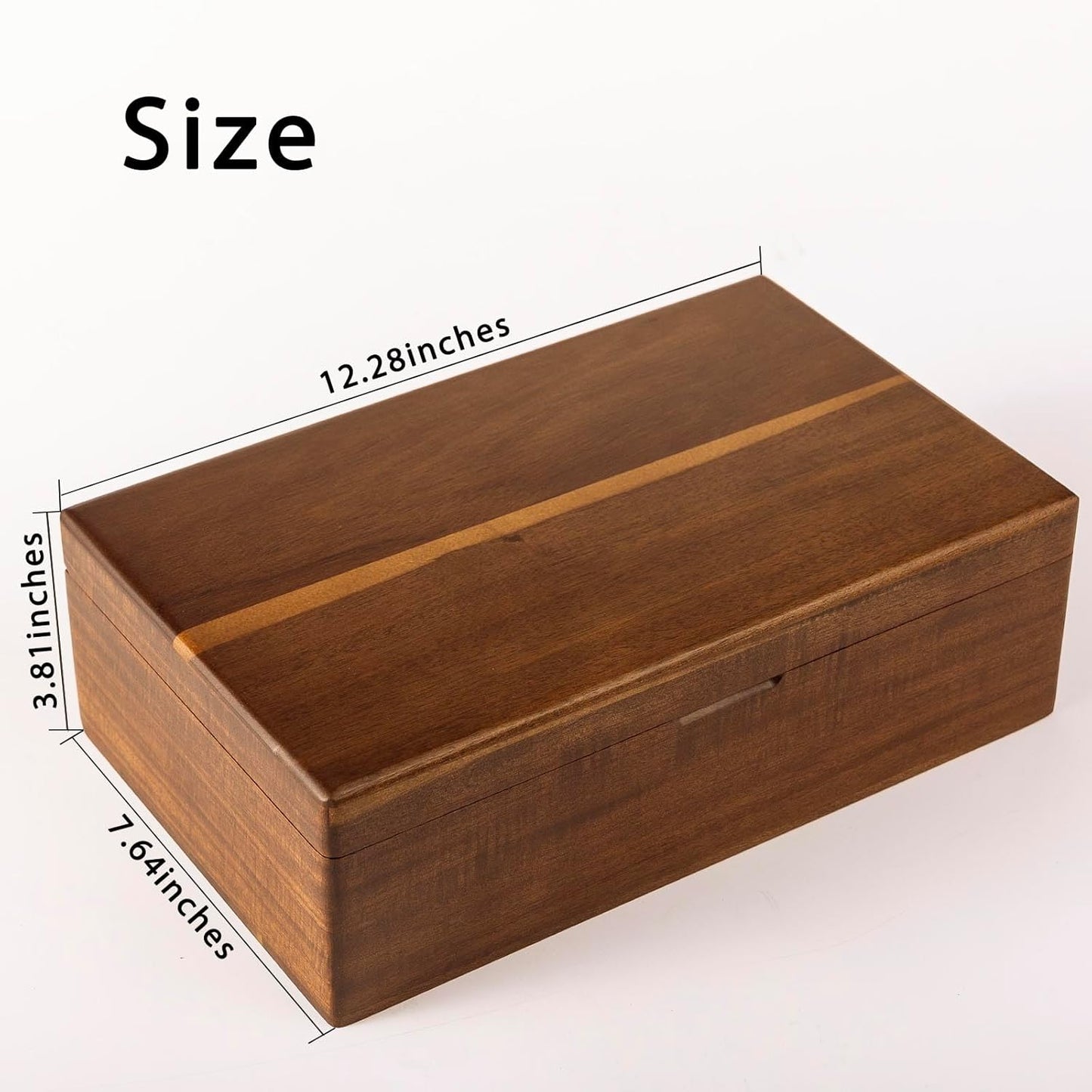 Acacia Wooden Tea Bag Organizers, Tea packet Storage Boxes, Tea Caddy for Tea Bags Chest, Teabag Holder Containers, Teabox Station Display, Organizador De Tes Caja Para Te, 8 Compartments