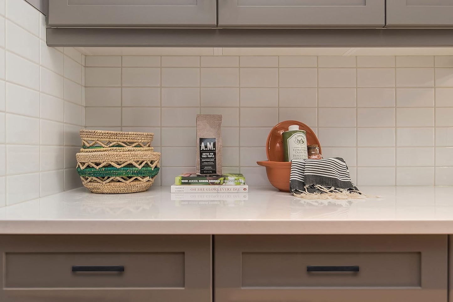 Ravinte Kitchen Cabinet Hardware 55 Pack Matte Black Square Bar Drawer Handles 3-inch Center to Center Solid Slim Black Pulls