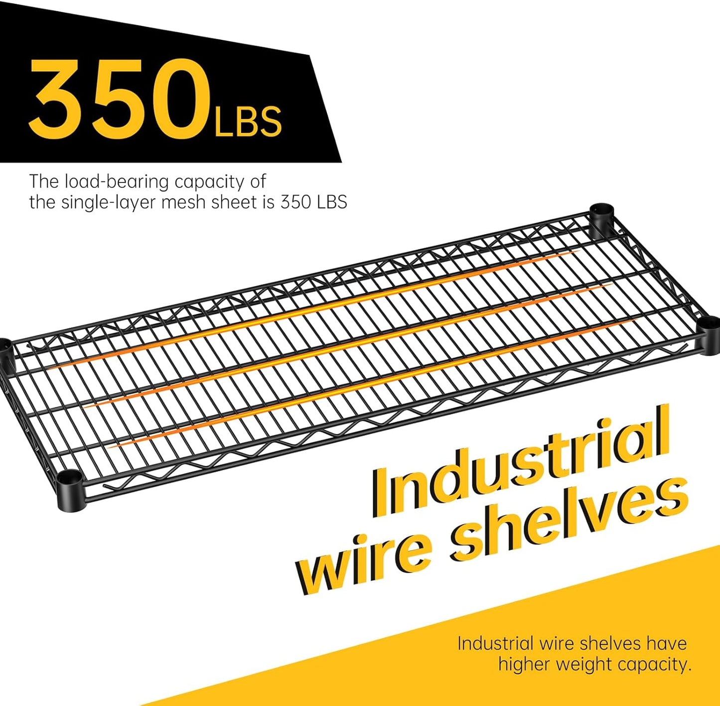 SINGAYE 4 Garage Heavy Duty Shelving Unit Kitchen Pantry Close Home Organizers and Storage Bathroom Shelf Laundry Room Organization Industrial Book Metal Wire Adjustable Shelves