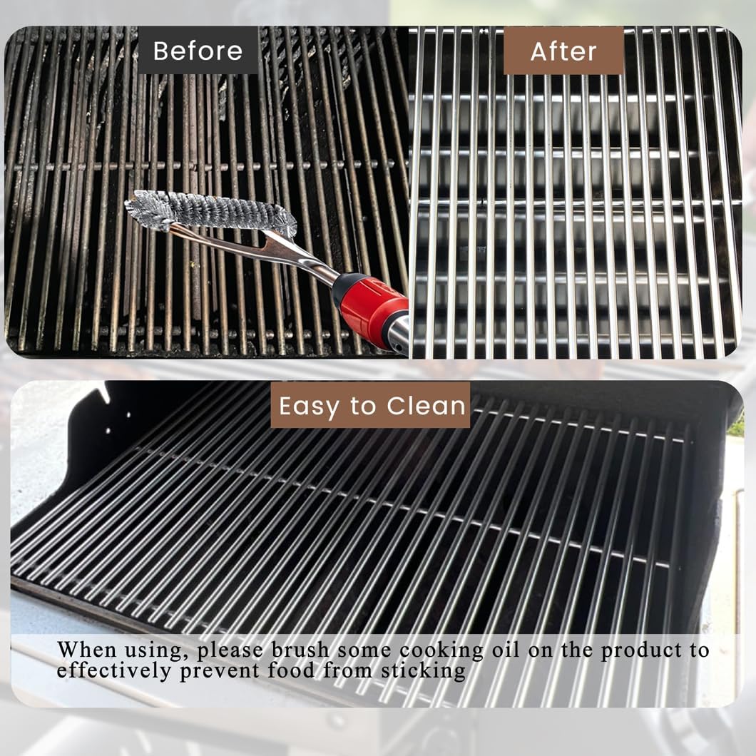 SD6324601H (3-Pack) 17" Stainless Steel Cooking Grid for Charbroil Commercial Infrared 463355220 463242516 463242515 466242615 463243016,Cooking Grids for 463346017 466242616 463367016 463246018