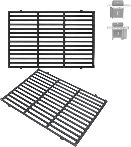 66095 18.75" Grill Grates for Weber GS4 Genesis II 300 and Genesis II LX 300 Series, for Weber Genesis 2 Grill Parts Genesis ii E-310 ii E-315 Grill Grates Replacement Parts for Weber 66802