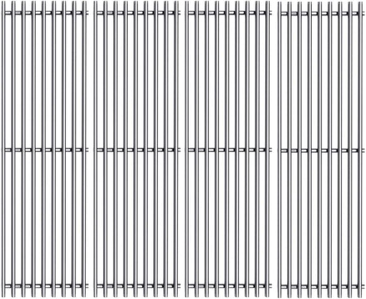 SF4104 (4-Pack) 17.75" Stainless Steel Cooking Grates Replacement for Gas Grill Models Brinkmann 810-3660-S 810-3661-F 810-9610-F 810-9620-0 810-6680-s and Smoke Canyon GR2002401-5C-00,Set of 4