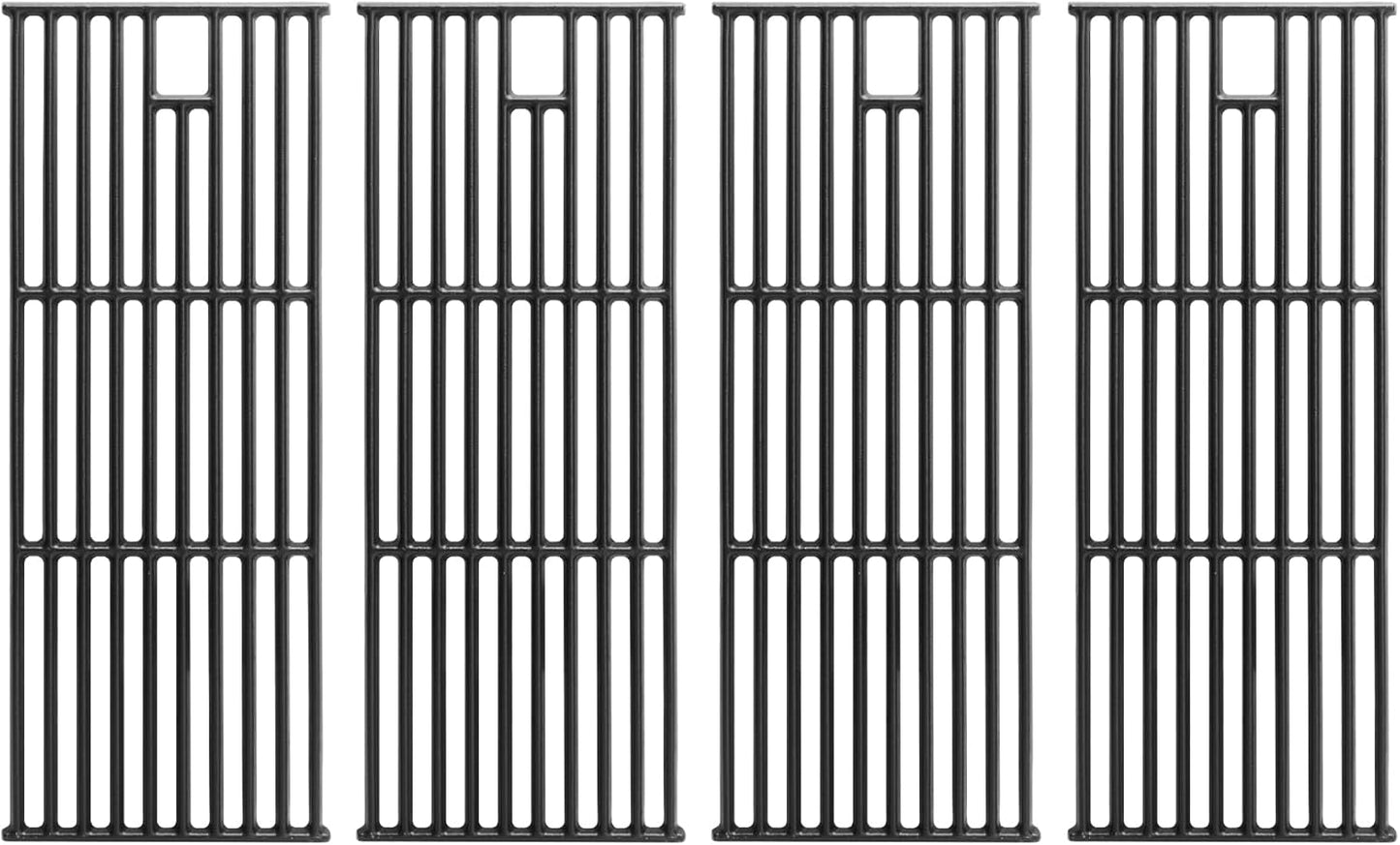 SafBbcue 16517 Cast Iron Graets for Bull 4 Burner Grill Replacement Parts Bull Angus 47628 47629 Bull Steer 69008 69009 Bull Outlow 26038 26039 Lion Premium 75000 Grill Parts