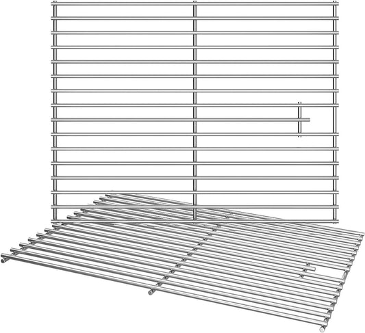 17 Inch Grill Grates Replacement for Nexgrill 720-0830H, 720-0830D, 720-0783E, 720-0783C, Cooking Grate Replacement Parts for Nexgrill 4&5-Burner Gas Grill, Stainless Steel BBQ Grids