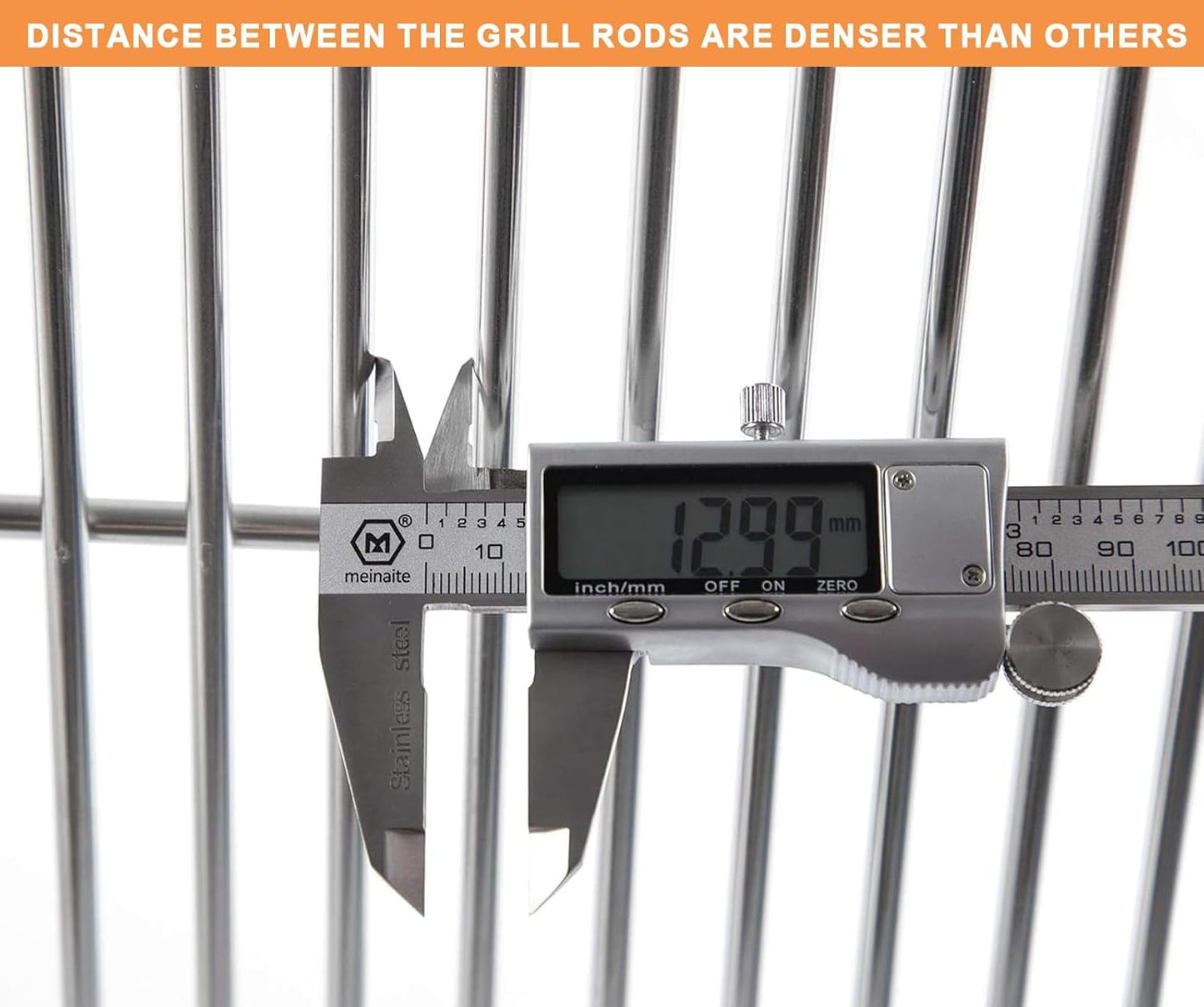 66802 Genesis II GS4 Grill Grates for Weber 3 Burner Genesis 2 GS4 Grill Parts Replacement Weber Genesis II/II LX 300 SER II E310 E315 Accessories 66095 Genesis 300 (2022 YRS) Stainless Steel 18.8''L