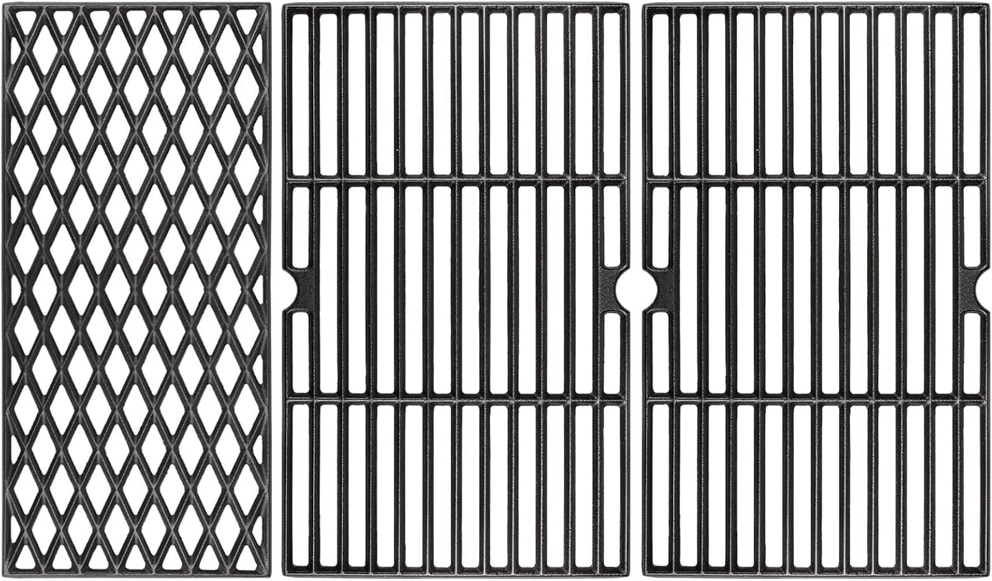 Uniflasy Cast Iron Cooking Grates for Dynaglo 4 Burner DGH450CRP DGH450CRP-D DGF493BNP, 5 Burner DGH474CRP DGH485CRP, Dyna-glo Grill Grate Replacement Part, 70-01-911 70-02-614 Grill Grate