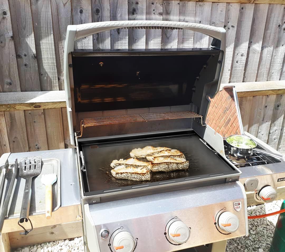 Full-Size Griddle Inserts for Weber Spirit & Spirit II 300 Series, Flat Top Grill Griddle for Weber Spirit S-310 S-320 E-310 E-320 GS4 Spirit II E-310, Rectangular Griddle Replace for 6787