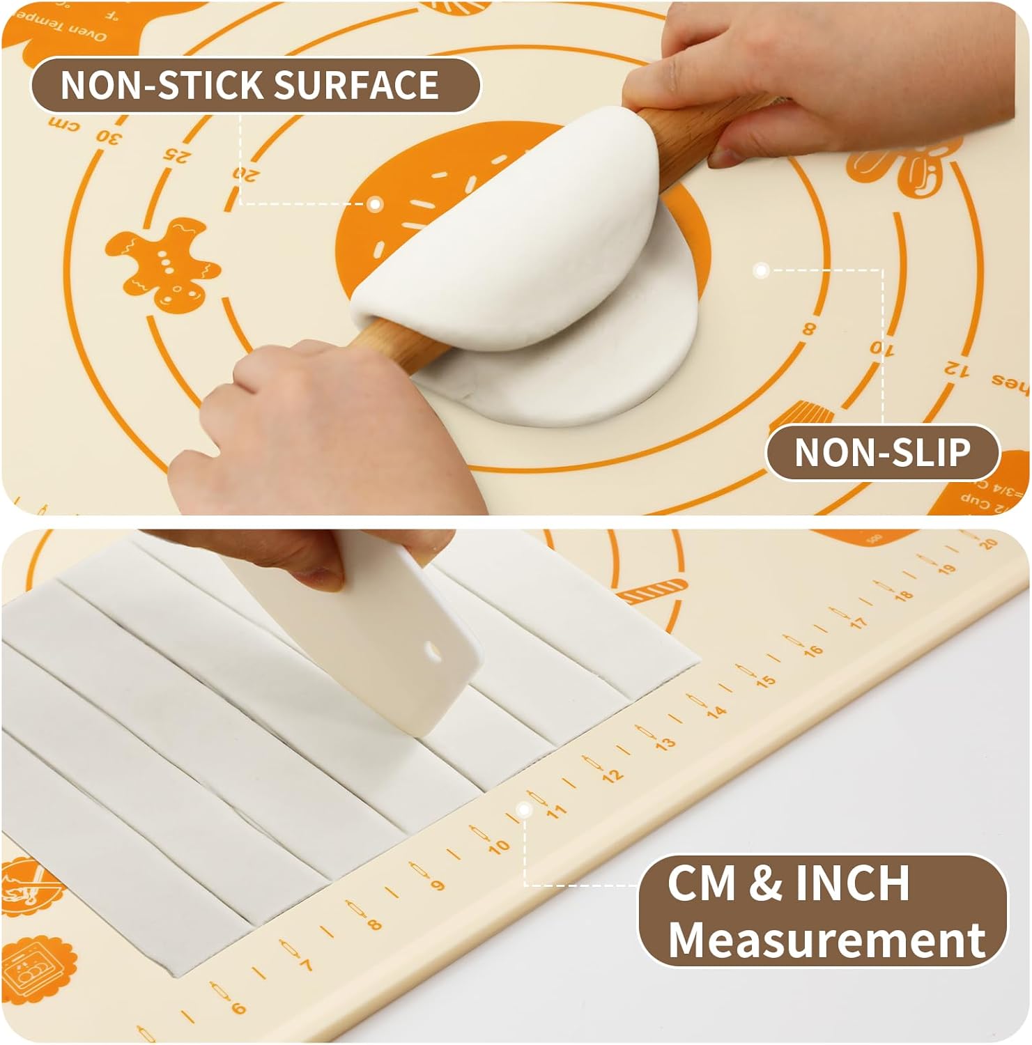DANIA & DEAN Silicone Baking Mat - Thumbnail 3