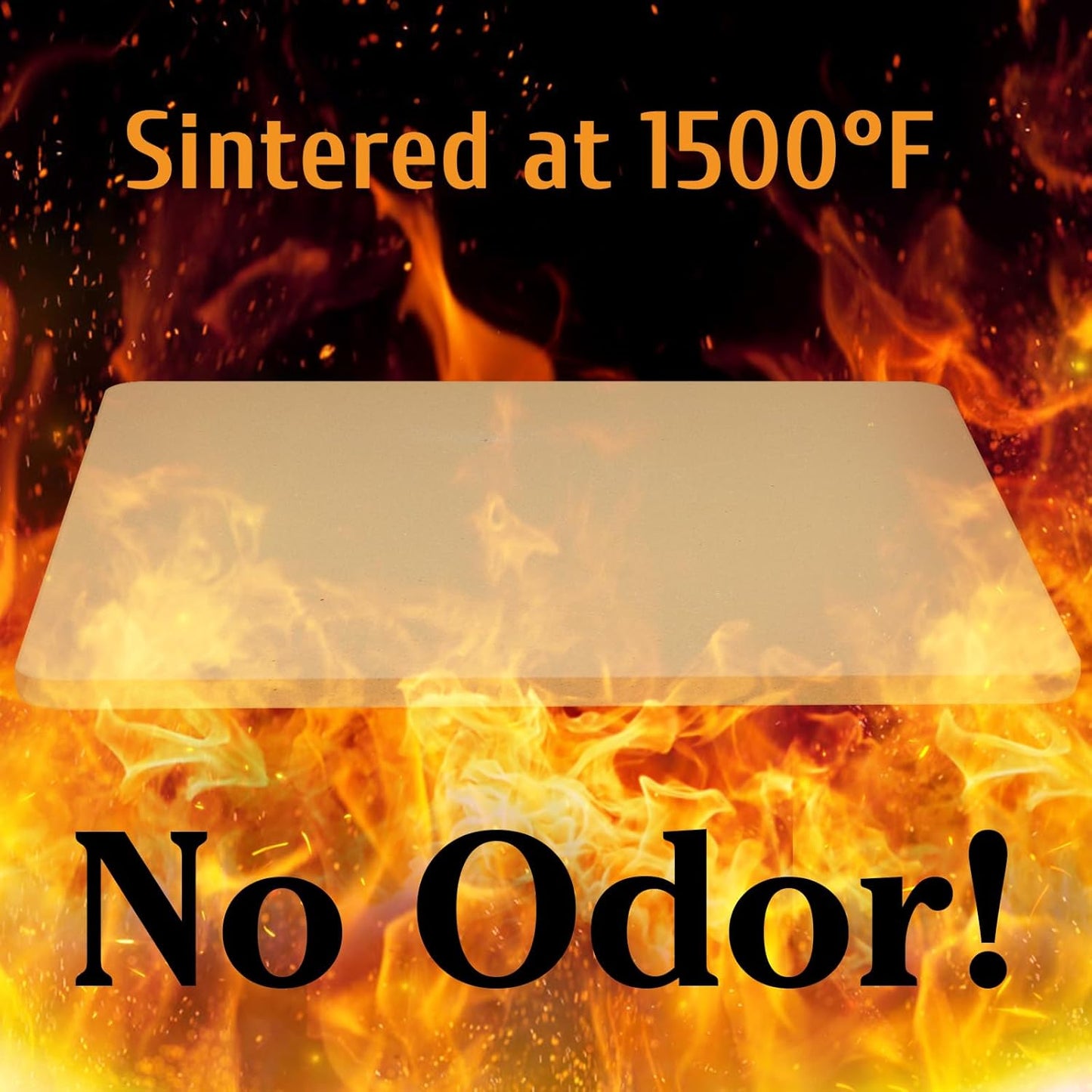 Extra Large Pizza Stone 24" x 18",Cooking Stone for Grill Rectangular, Baking Pizza Stone for bread, Ideal for Grilling Baking Several Sizes of Pizzas