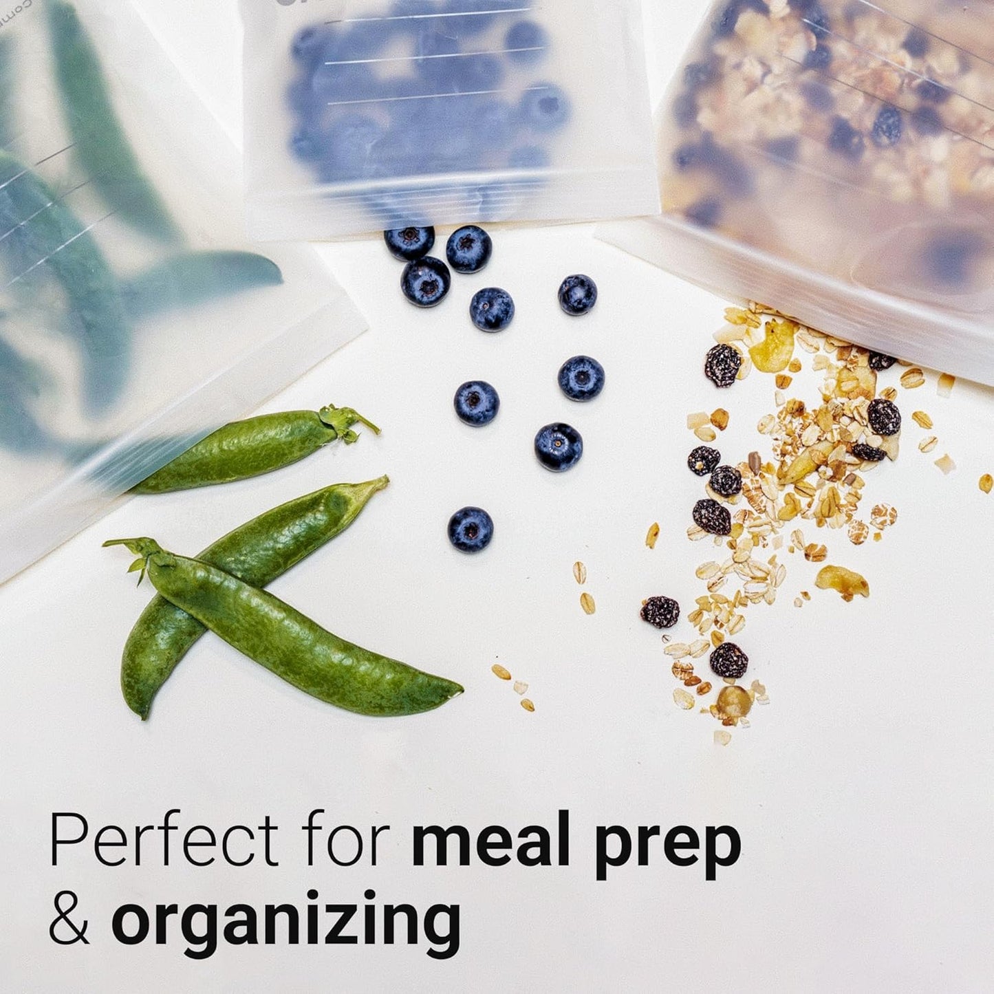 Vove Compostable Zip Bags | 30-Pack Sandwich Size | Biodegradable Food Storage | PLA & PBAT Eco-Friendly | Zero Waste Kitchen | Plastic-Free | FSC & DIN Certified