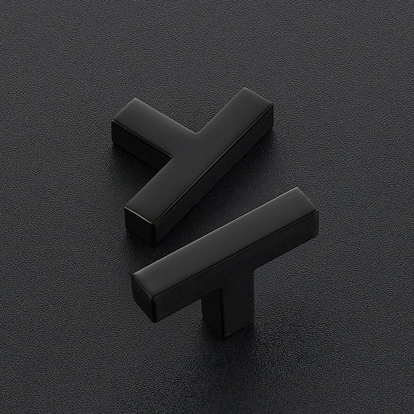 Ravinte 30 Pack Black Square Bar Drawer Handles with Matte Black Finish, Kitchen Cabinet Hardware