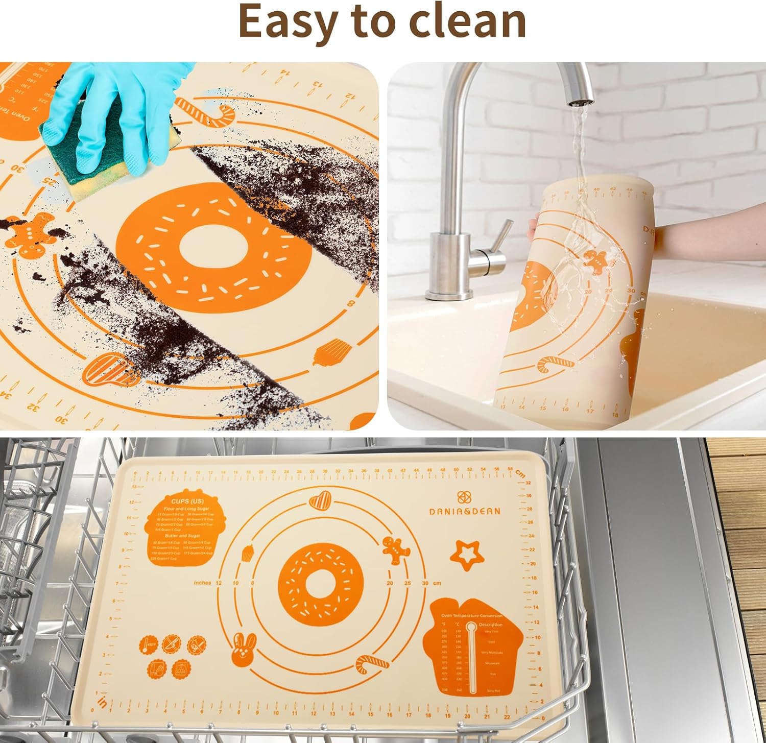 DANIA & DEAN Silicone Baking Mat - Thumbnail 2